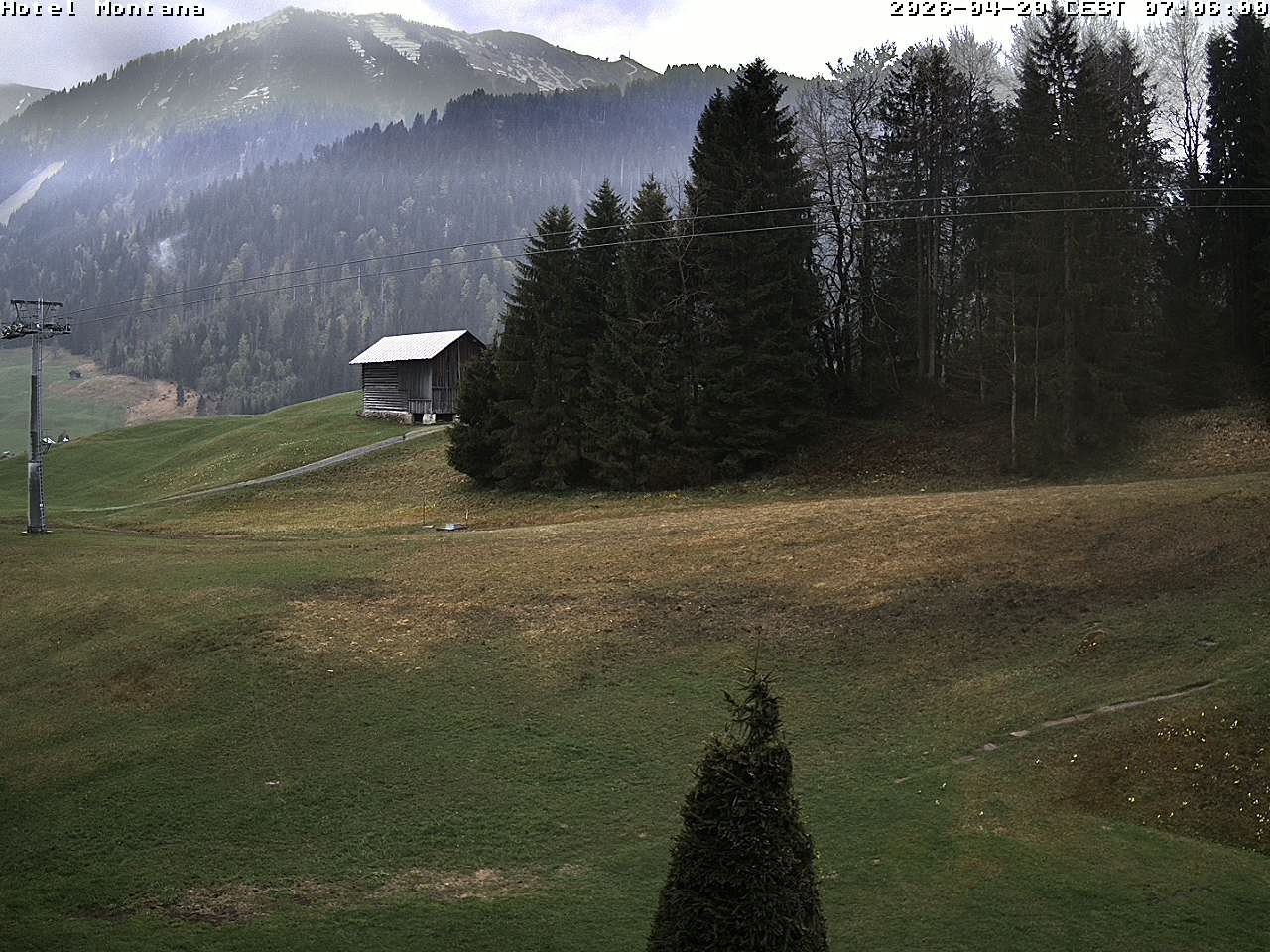 Archived image Webcam Riezlern - Hotel Montana
