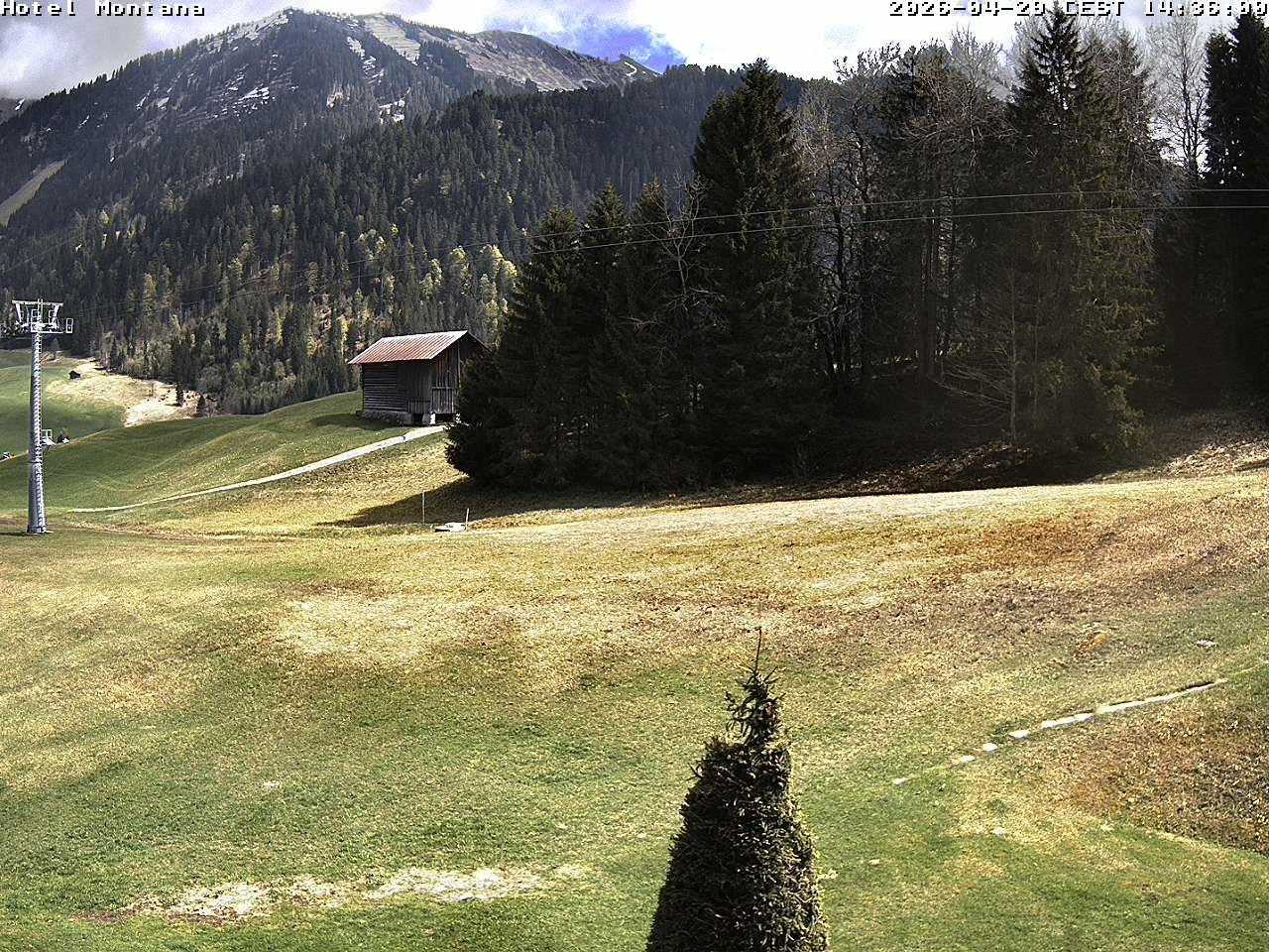 Archived image Webcam Riezlern - Hotel Montana