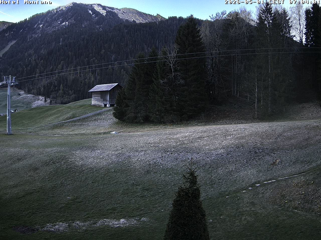 Archived image Webcam Riezlern - Hotel Montana