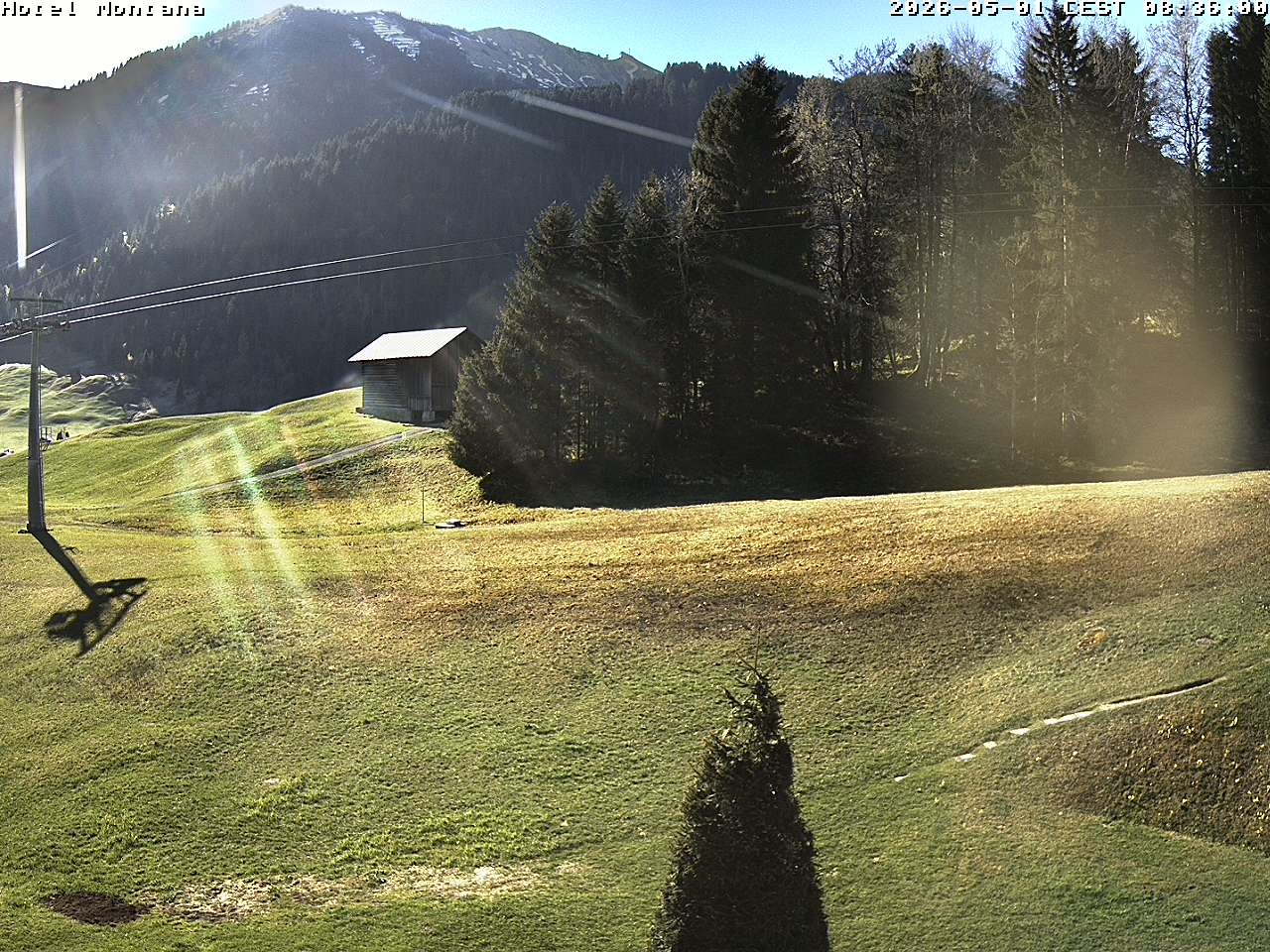 Archived image Webcam Riezlern - Hotel Montana