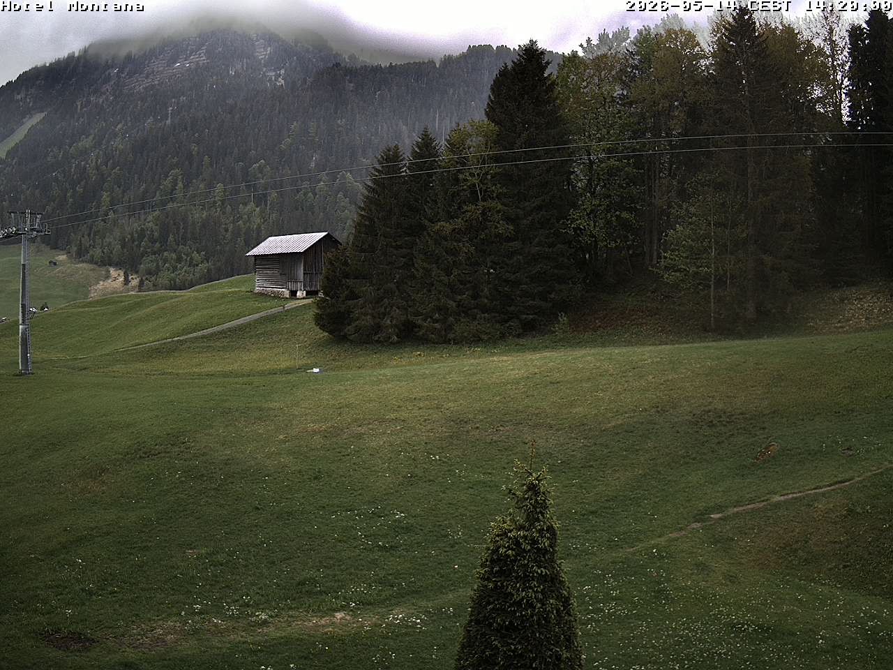 Archiv Foto Webcam Hotel Montana, Riezlern