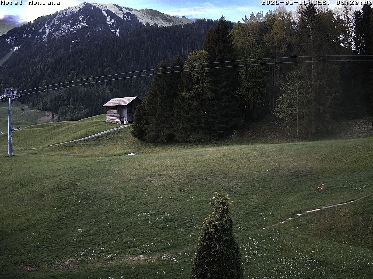 Archived image Webcam Riezlern - Hotel Montana