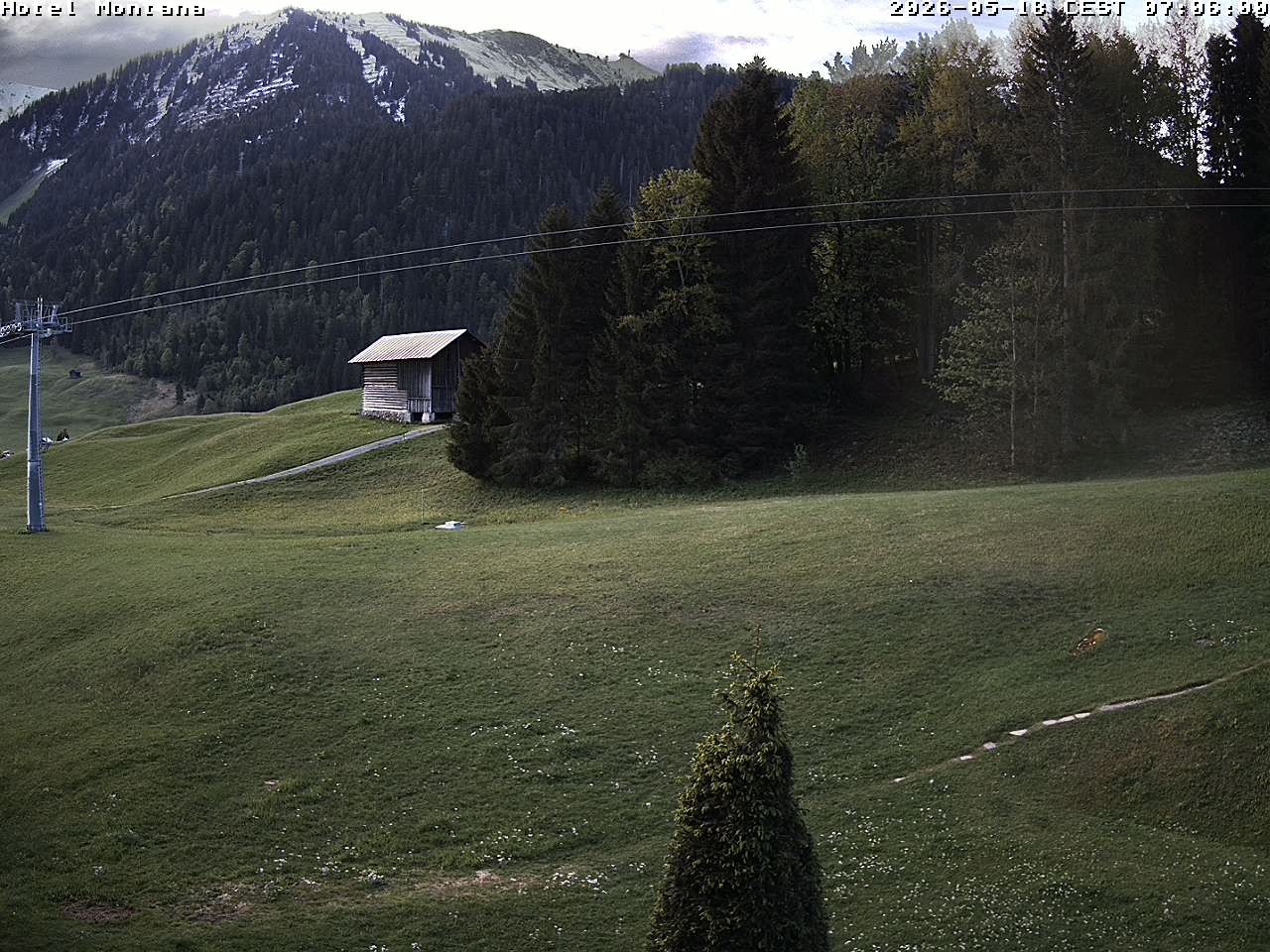 Archived image Webcam Riezlern - Hotel Montana
