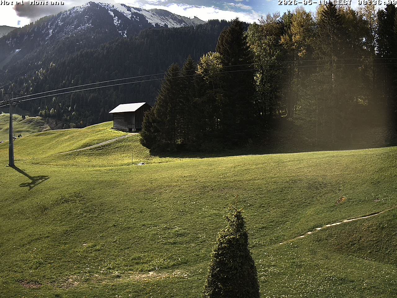 Archived image Webcam Riezlern - Hotel Montana