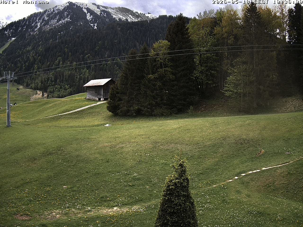 Archived image Webcam Riezlern - Hotel Montana