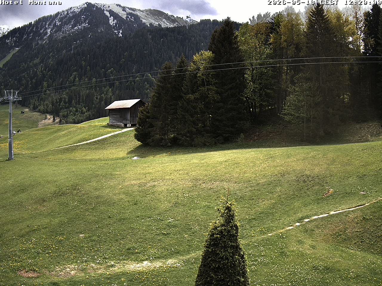 Archived image Webcam Riezlern - Hotel Montana