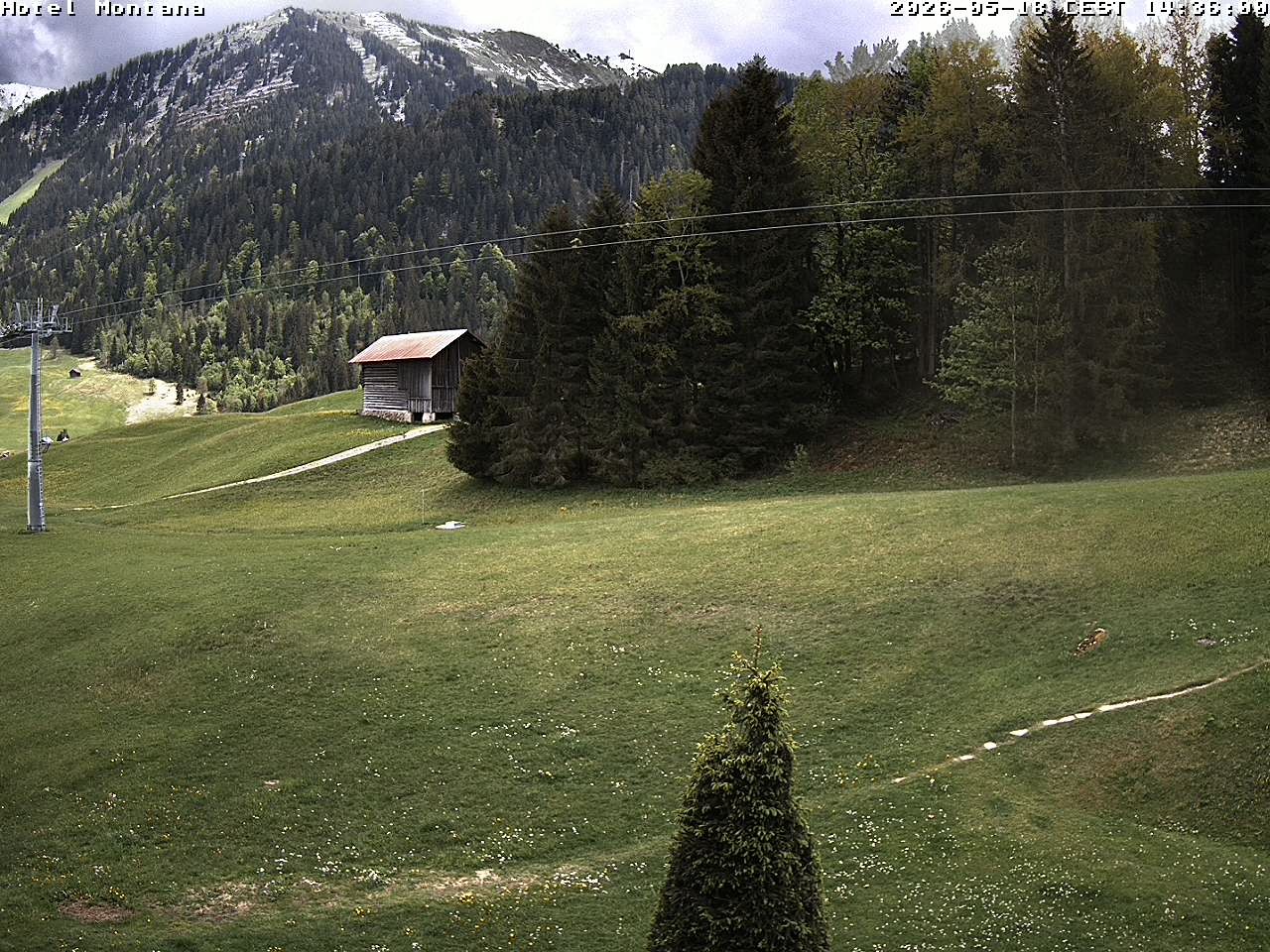 Archived image Webcam Riezlern - Hotel Montana