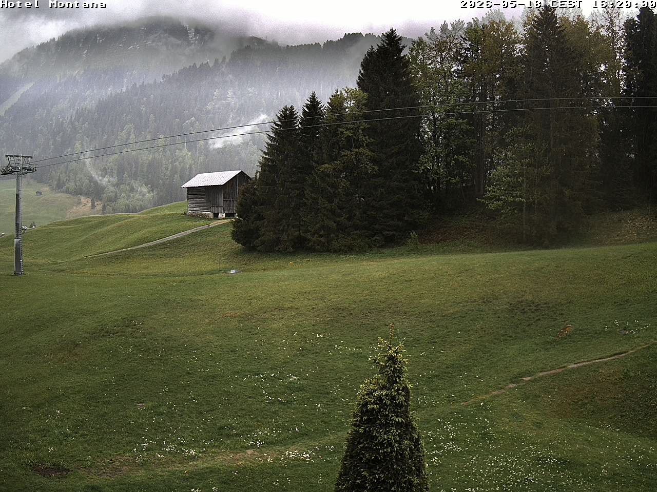 Archived image Webcam Riezlern - Hotel Montana
