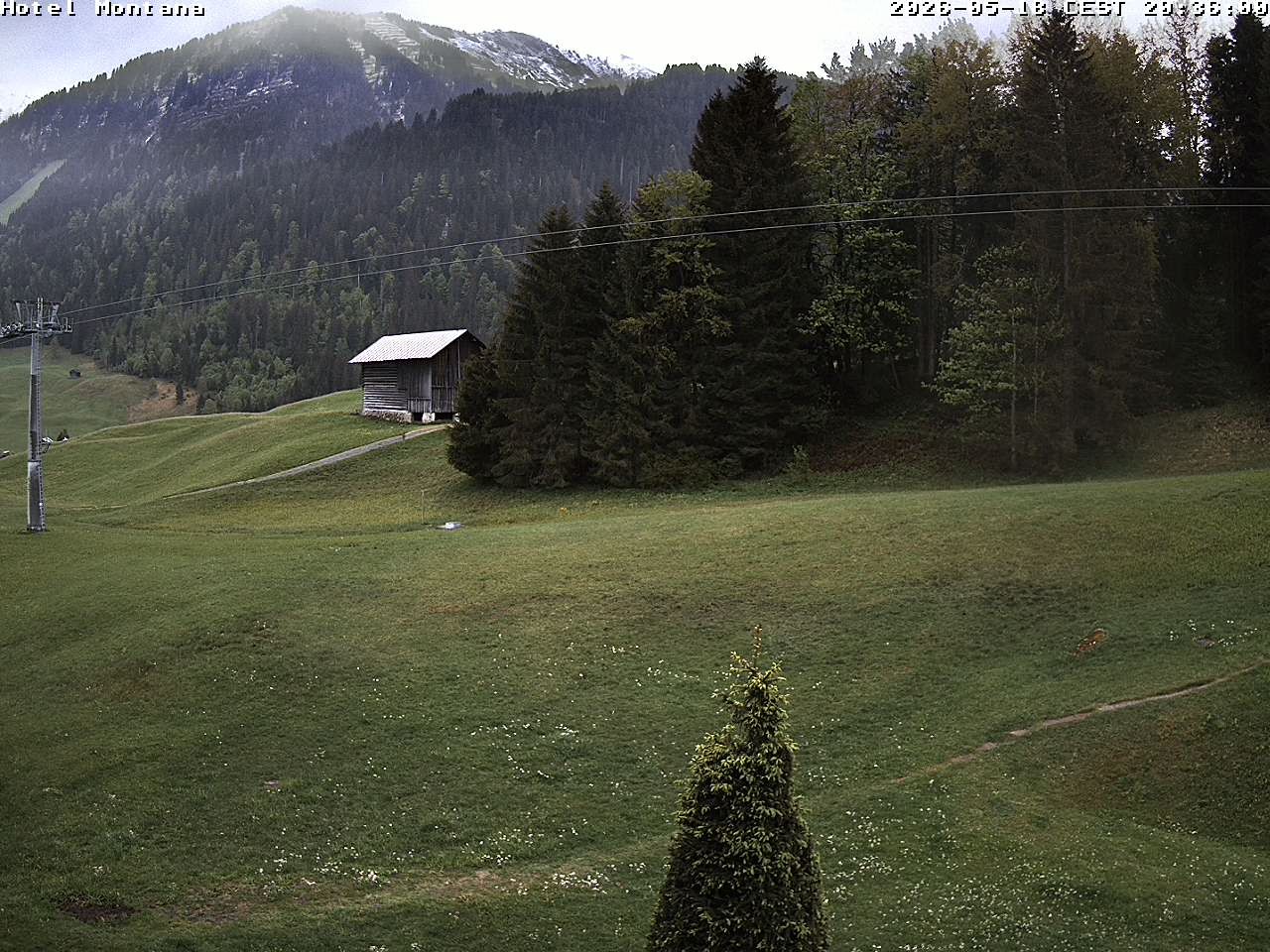 Archived image Webcam Riezlern - Hotel Montana