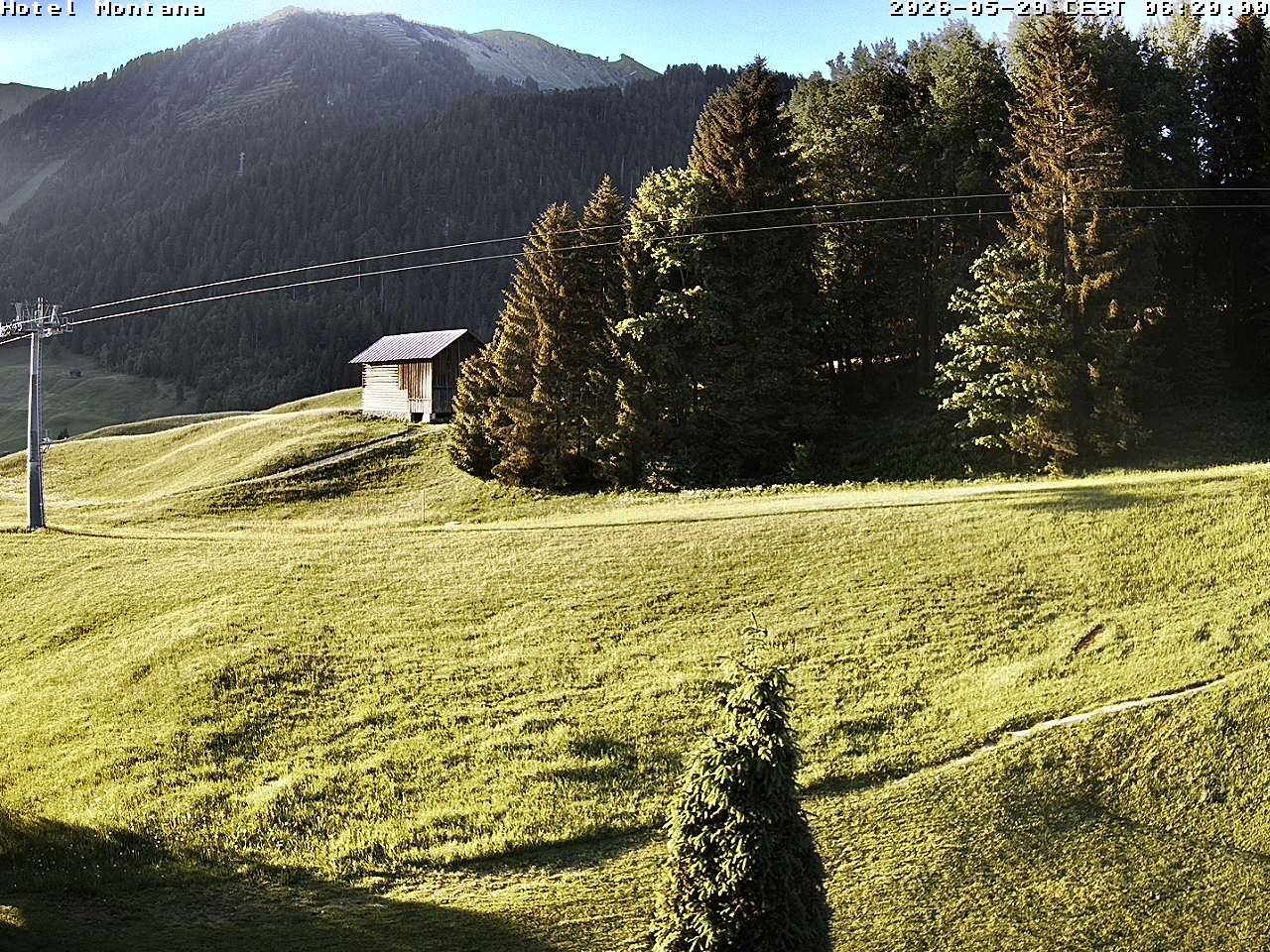 Archived image Webcam Riezlern - Hotel Montana