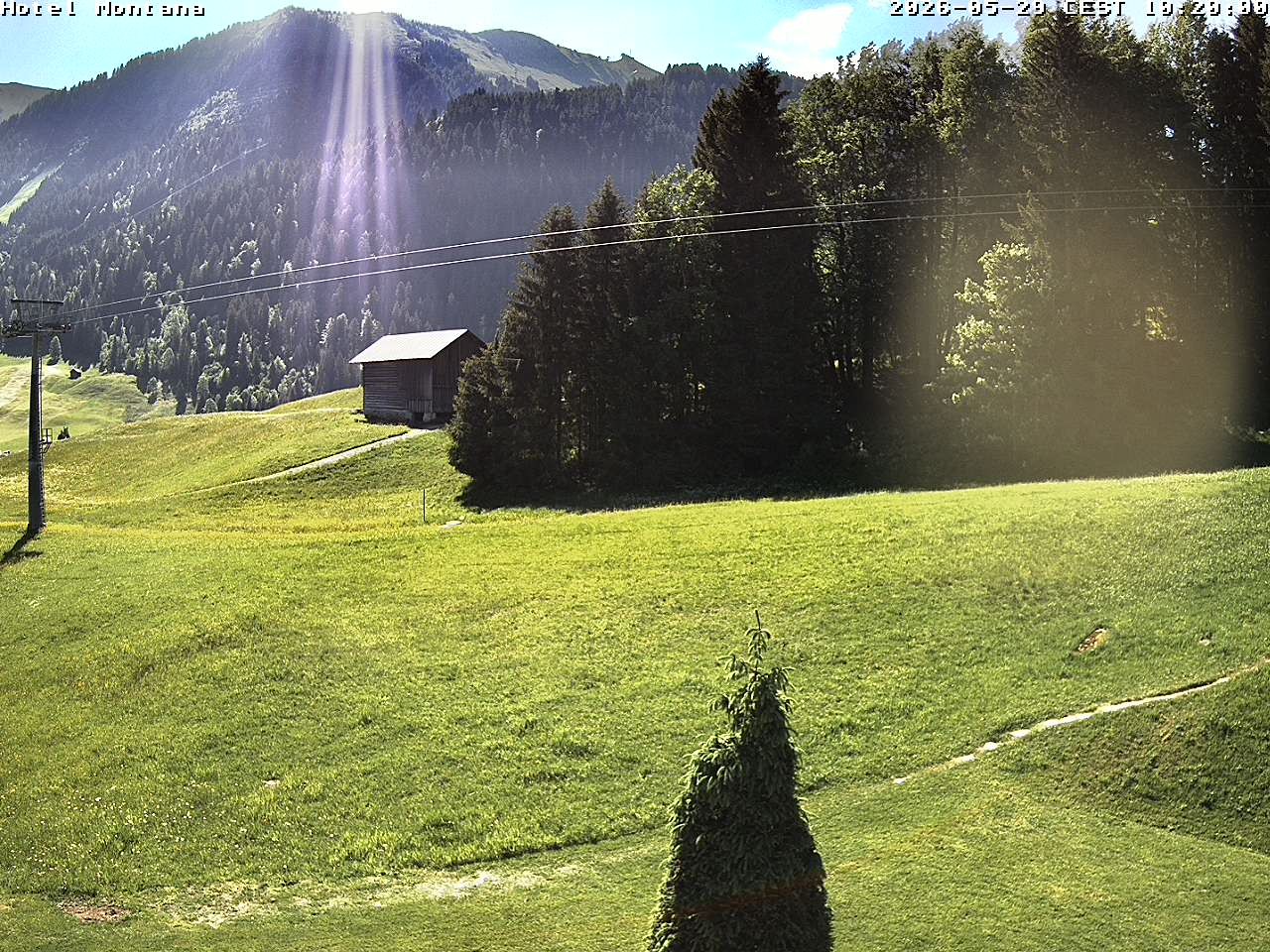 Archived image Webcam Riezlern - Hotel Montana