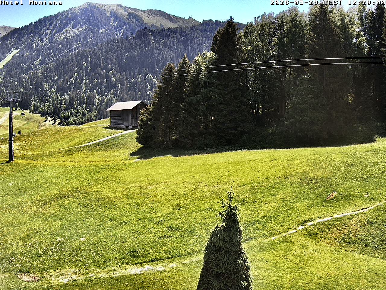 Archived image Webcam Riezlern - Hotel Montana