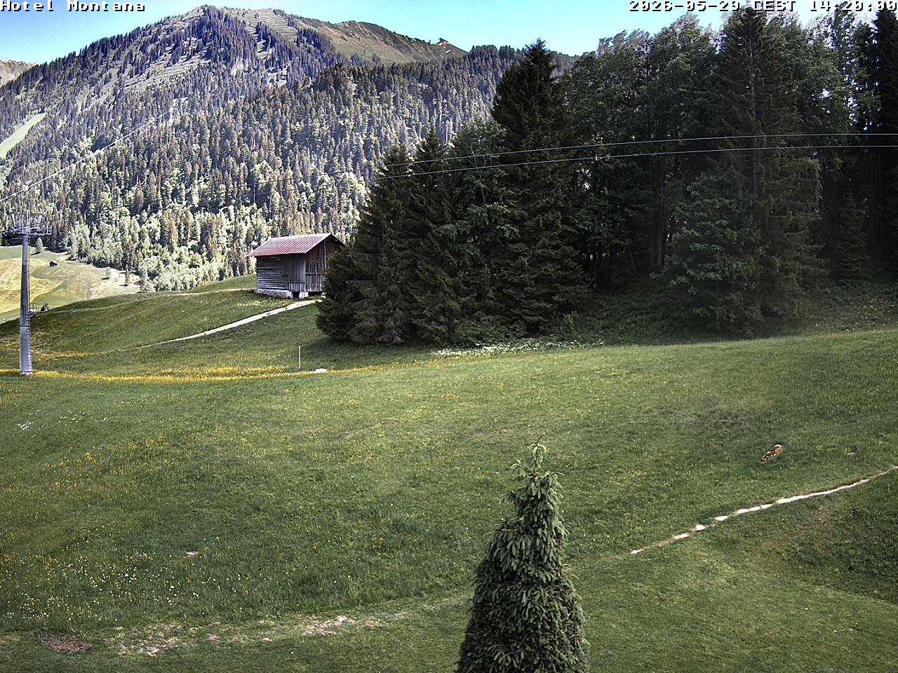 Archived image Webcam Riezlern - Hotel Montana