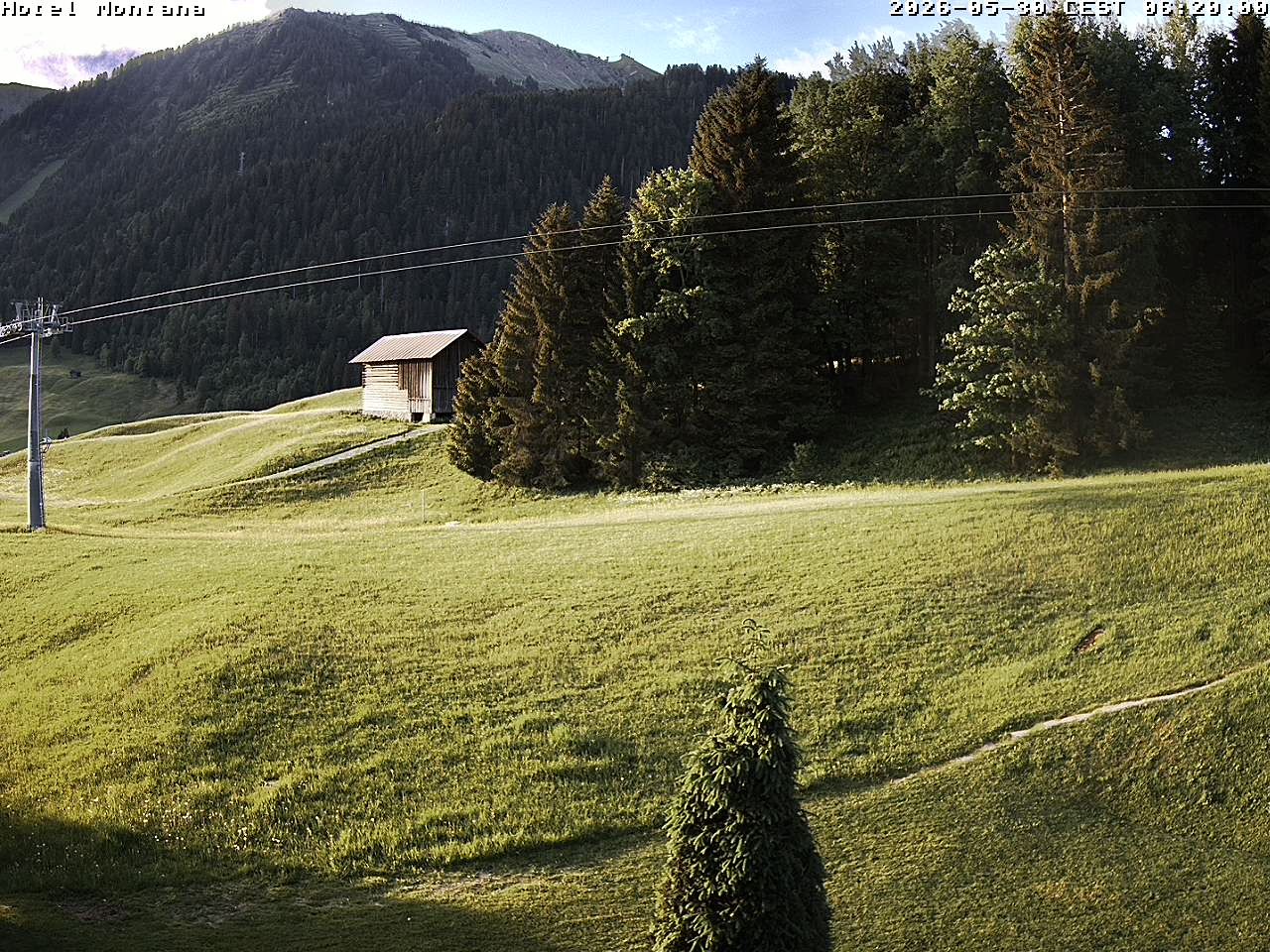 Archived image Webcam Riezlern - Hotel Montana