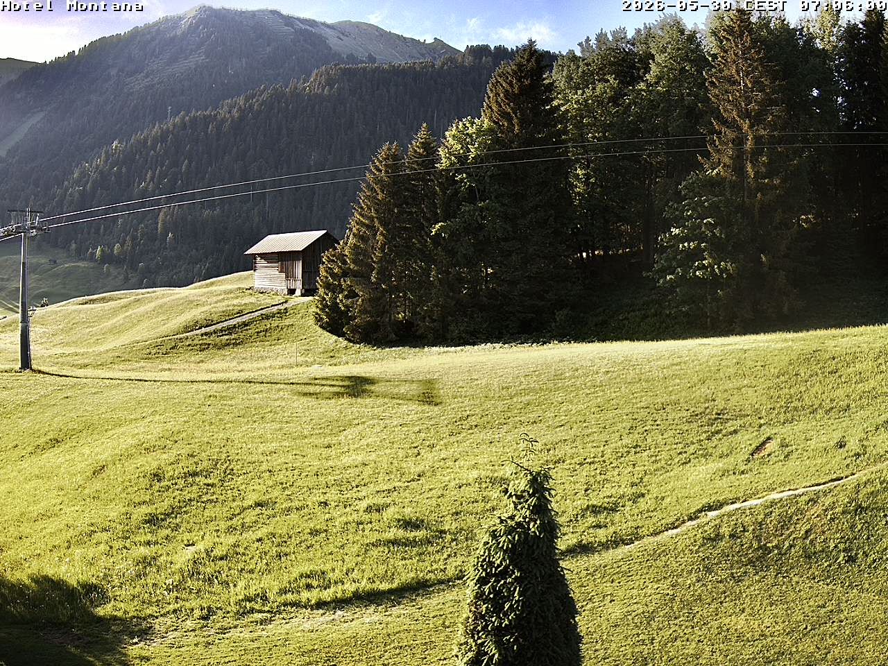 Archived image Webcam Riezlern - Hotel Montana