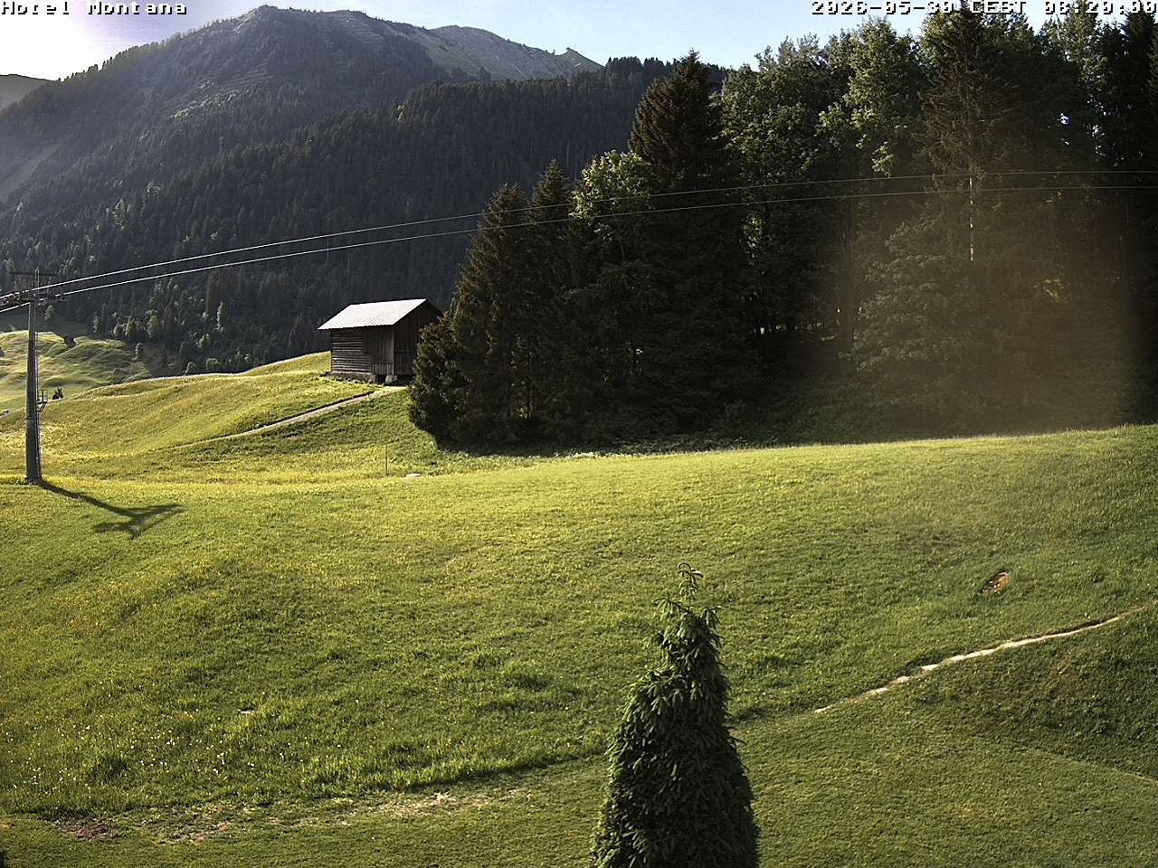 Archived image Webcam Riezlern - Hotel Montana