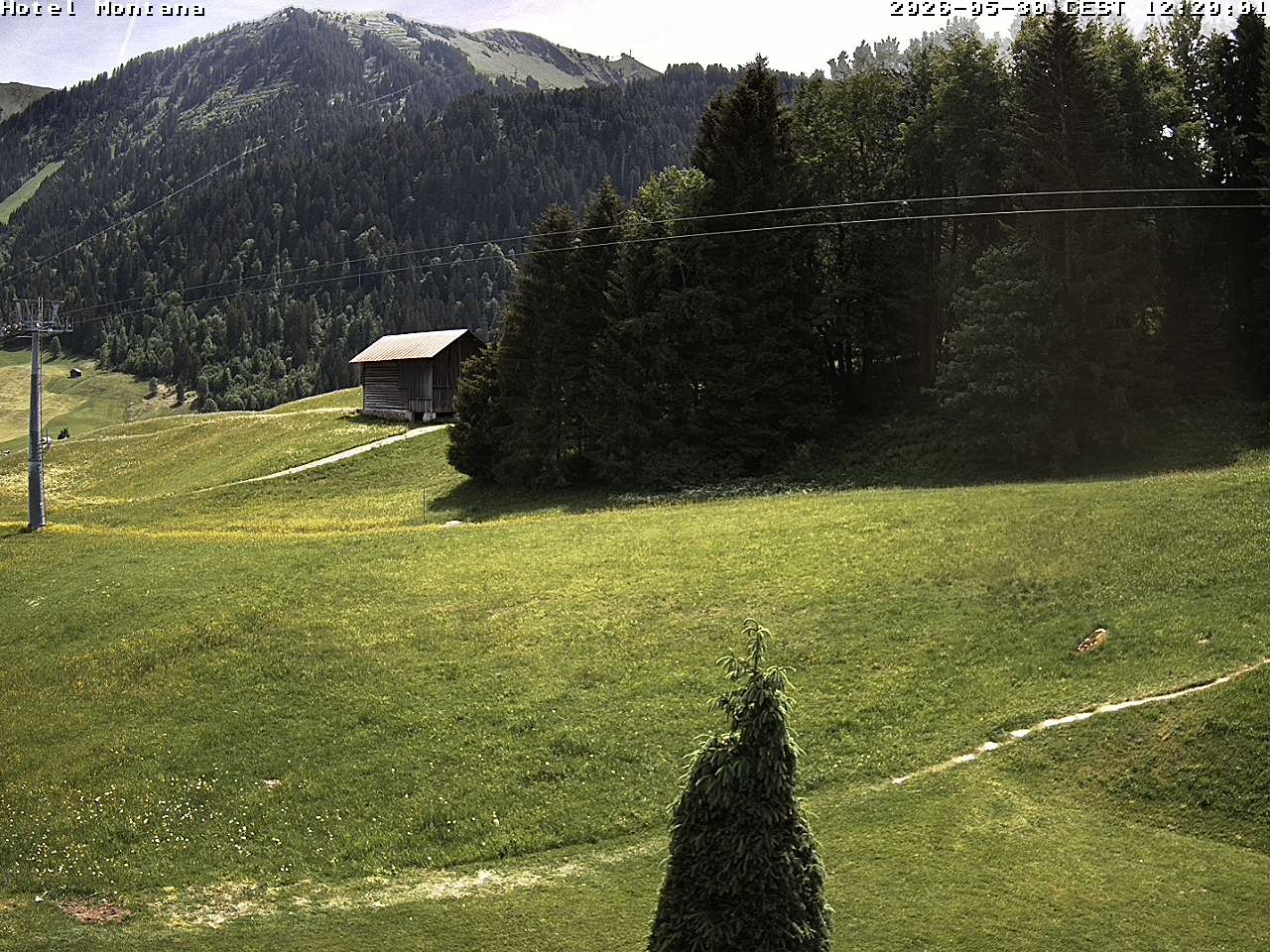 Archived image Webcam Riezlern - Hotel Montana