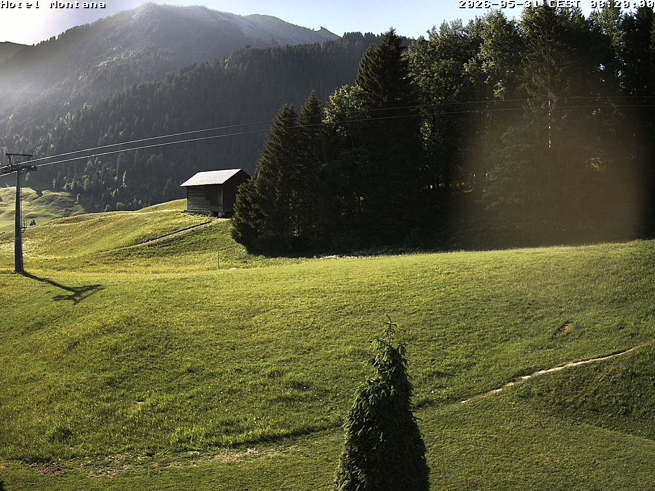 Archiv Foto Webcam Hotel Montana, Riezlern