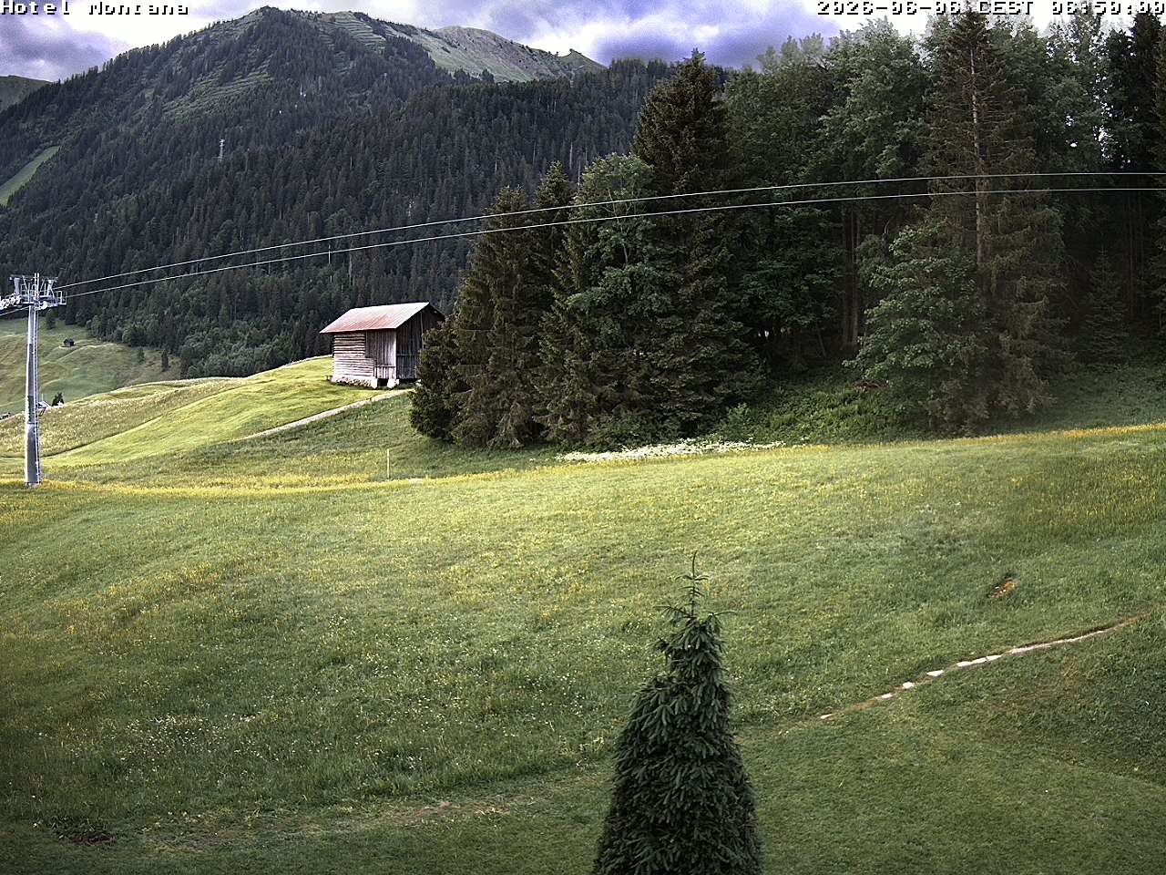 Archived image Webcam Riezlern - Hotel Montana