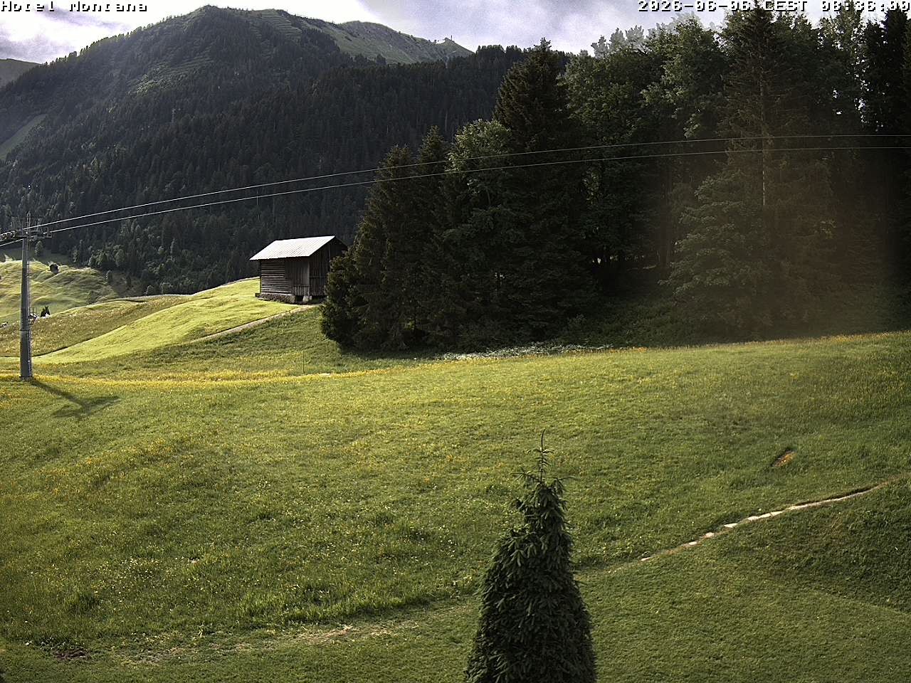 Archived image Webcam Riezlern - Hotel Montana