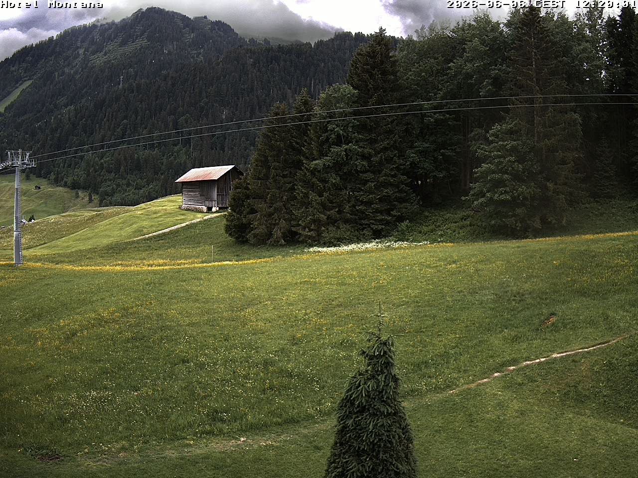 Archived image Webcam Riezlern - Hotel Montana