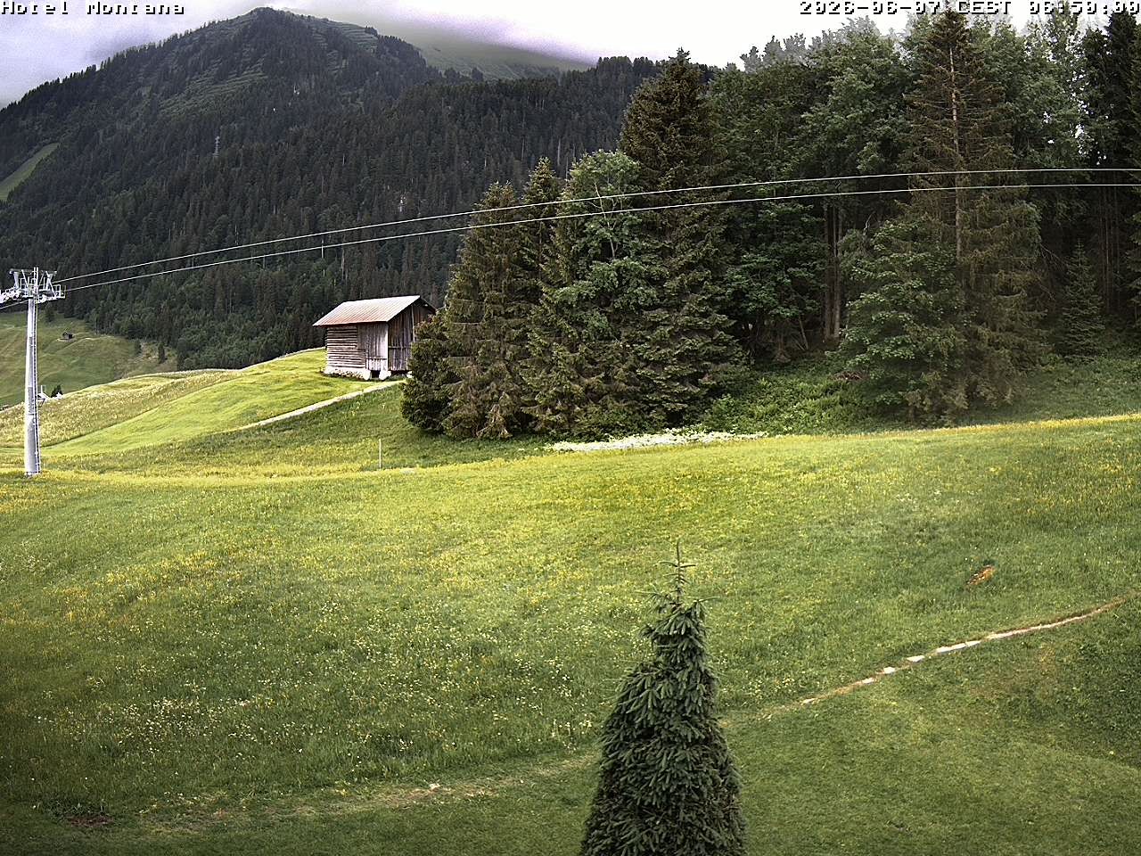 Archived image Webcam Riezlern - Hotel Montana