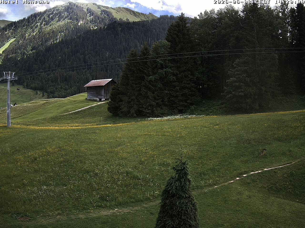 Archived image Webcam Riezlern - Hotel Montana