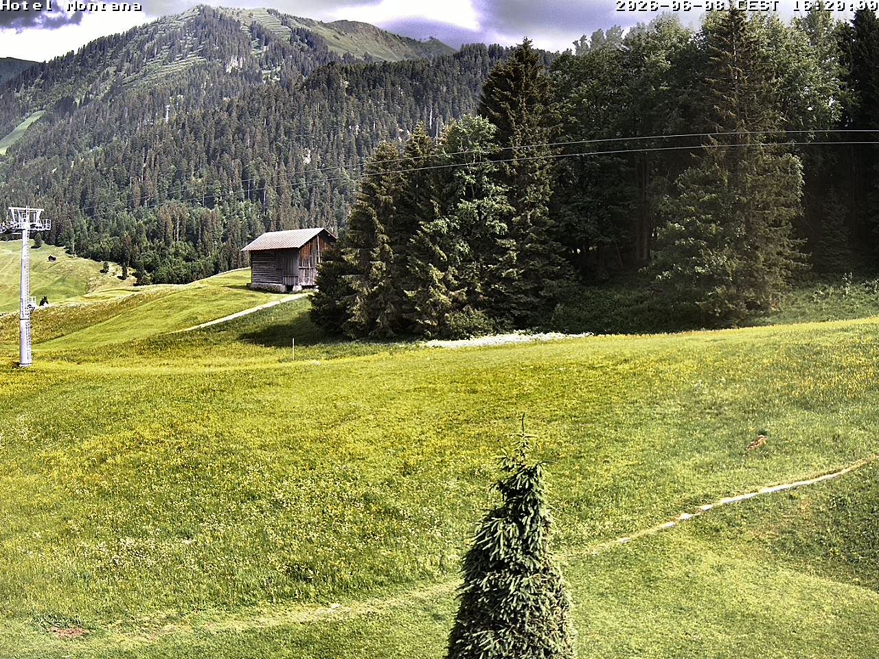 Archived image Webcam Riezlern - Hotel Montana