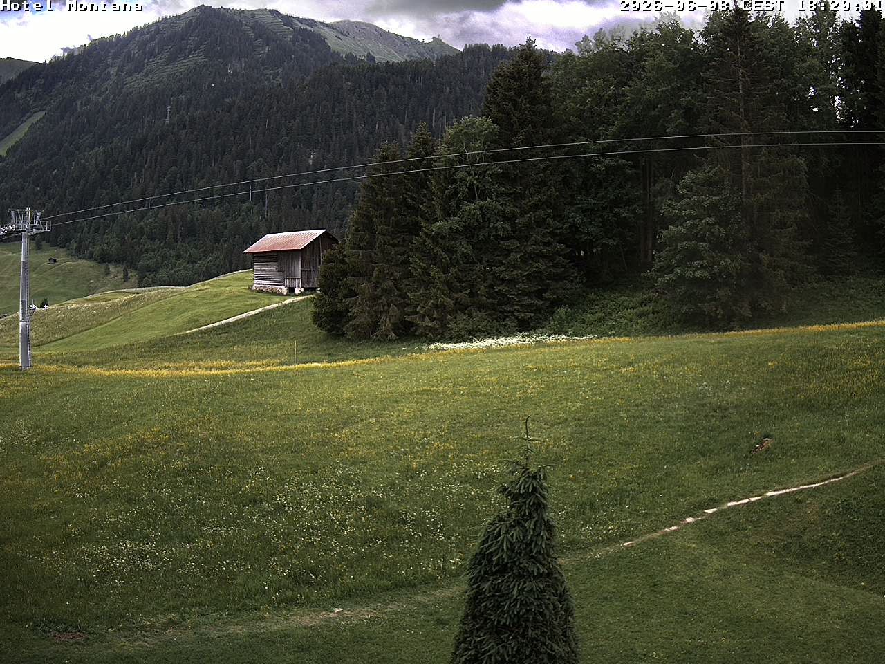 Archived image Webcam Riezlern - Hotel Montana