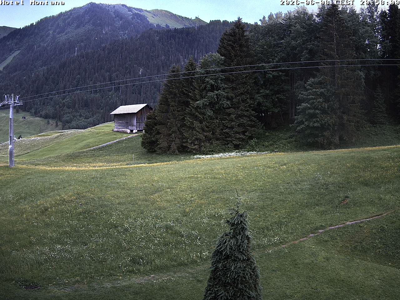 Archived image Webcam Riezlern - Hotel Montana