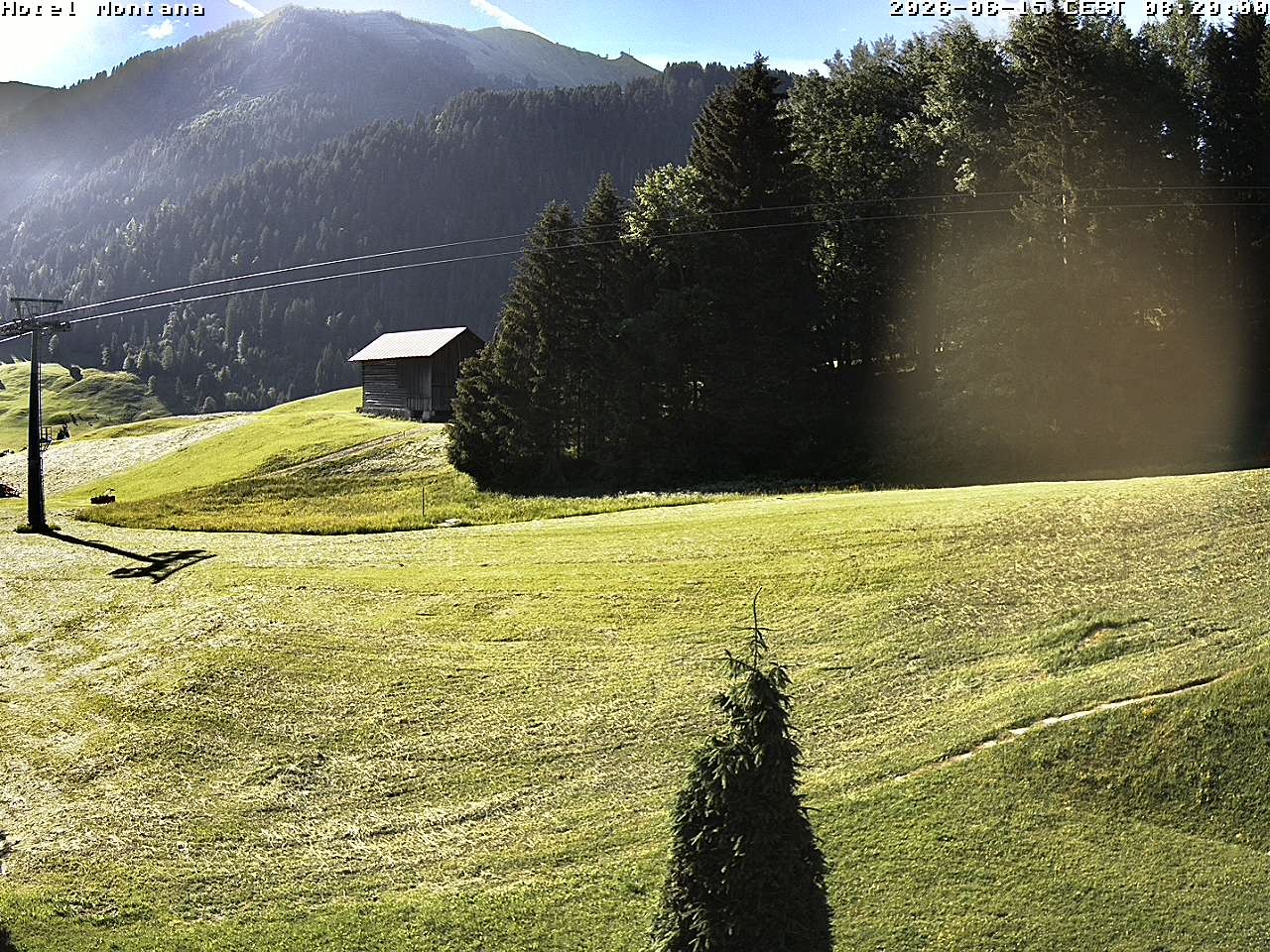 Archived image Webcam Riezlern - Hotel Montana