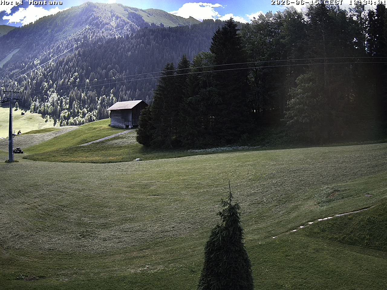 Archived image Webcam Riezlern - Hotel Montana