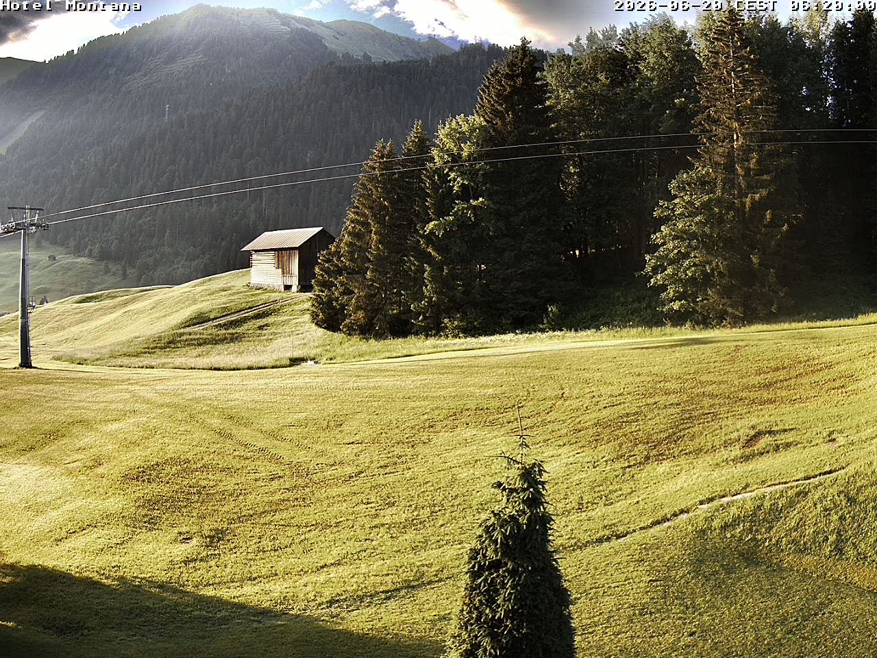 Archived image Webcam Riezlern - Hotel Montana