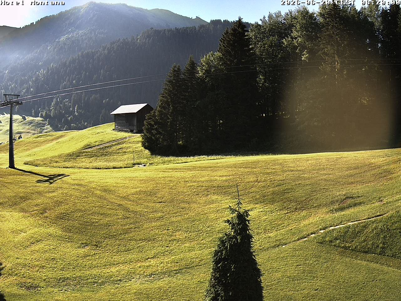 Archived image Webcam Riezlern - Hotel Montana