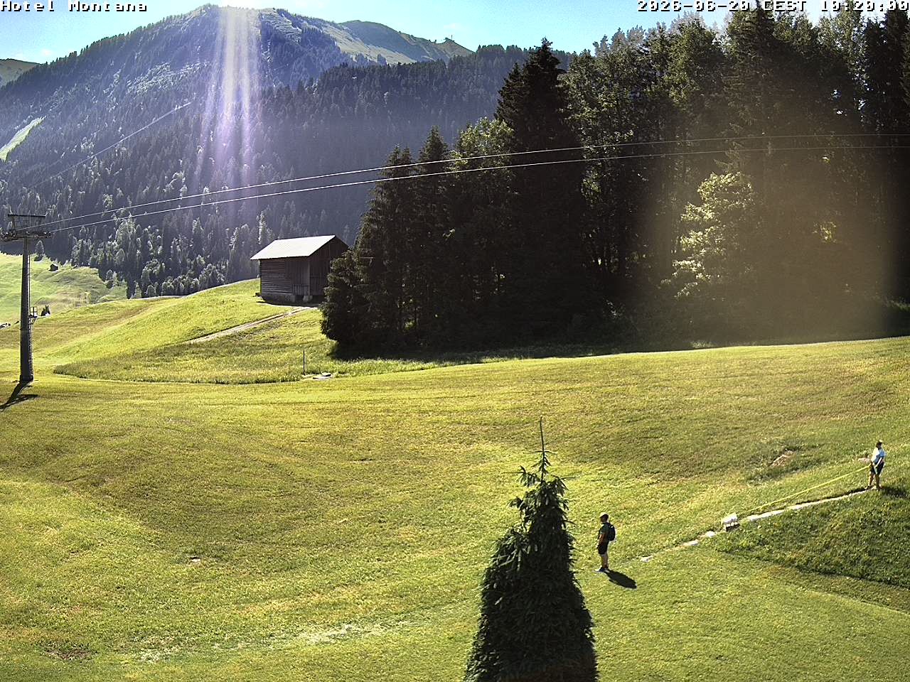 Archived image Webcam Riezlern - Hotel Montana