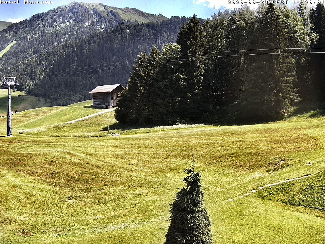 Archived image Webcam Riezlern - Hotel Montana