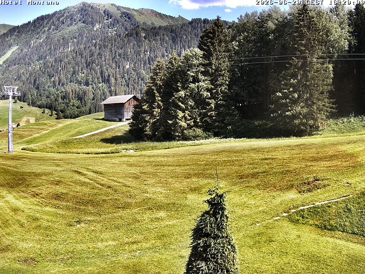 Archived image Webcam Riezlern - Hotel Montana