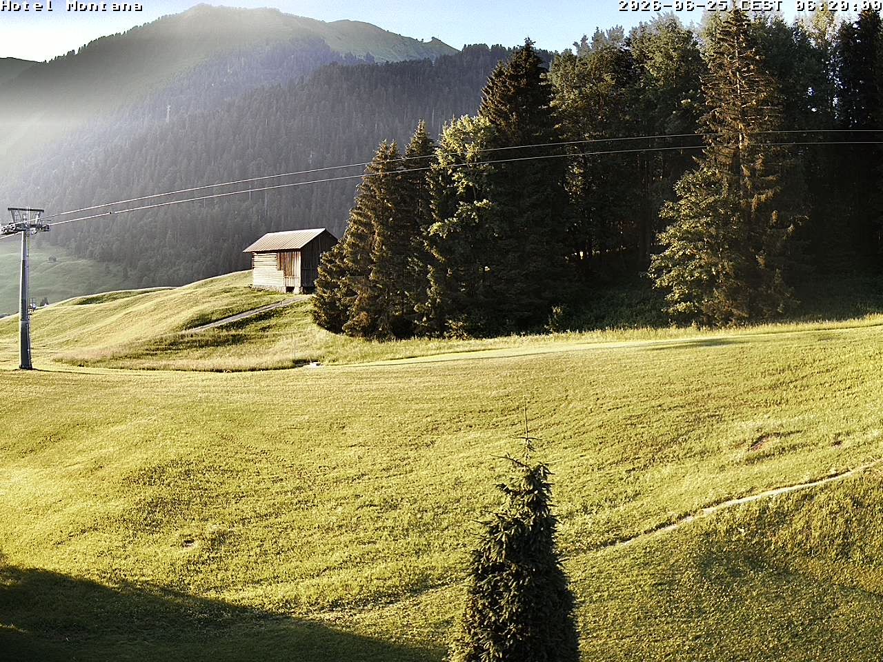 Archived image Webcam Riezlern - Hotel Montana