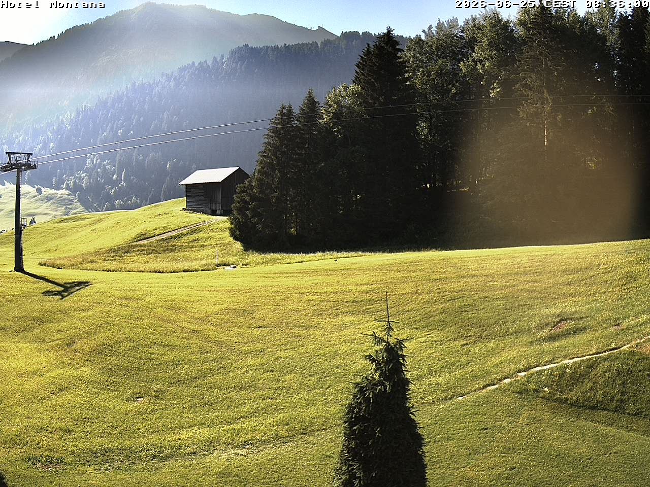 Archived image Webcam Riezlern - Hotel Montana