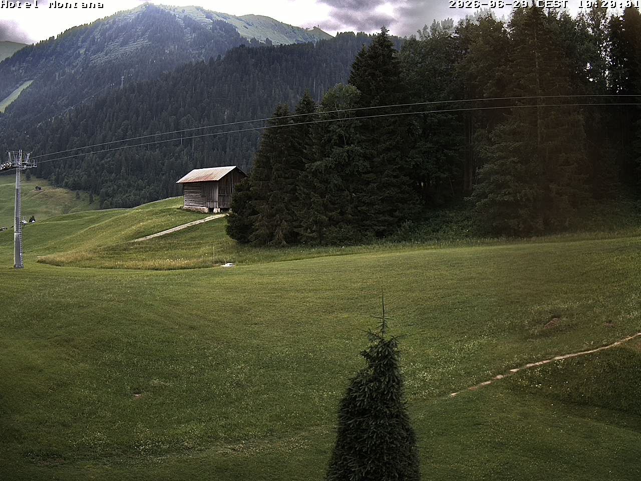 Archived image Webcam Riezlern - Hotel Montana