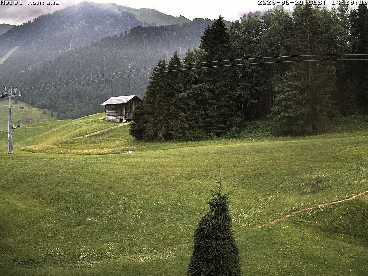 Archived image Webcam Riezlern - Hotel Montana