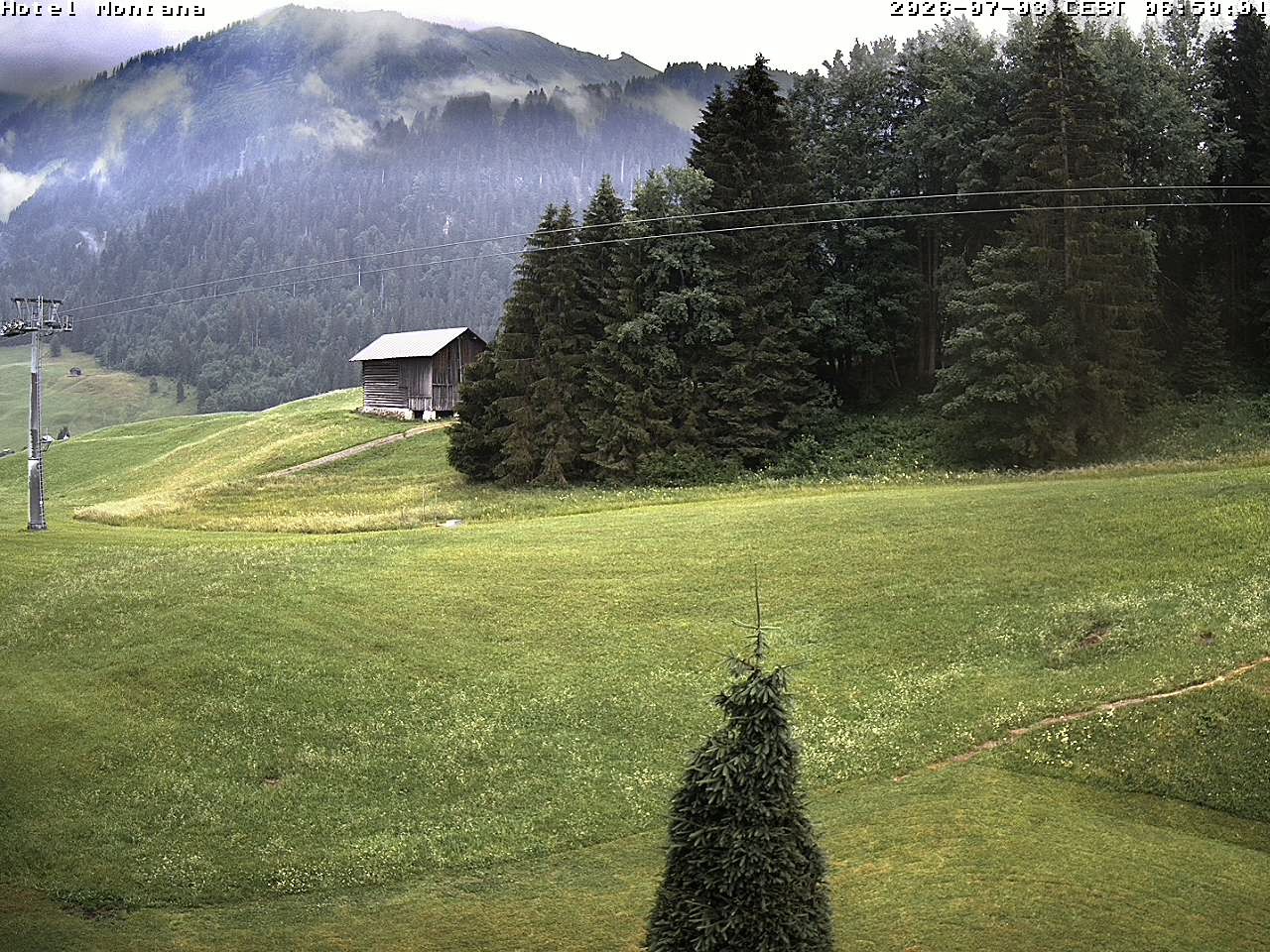 Archiv Foto Webcam Hotel Montana, Riezlern