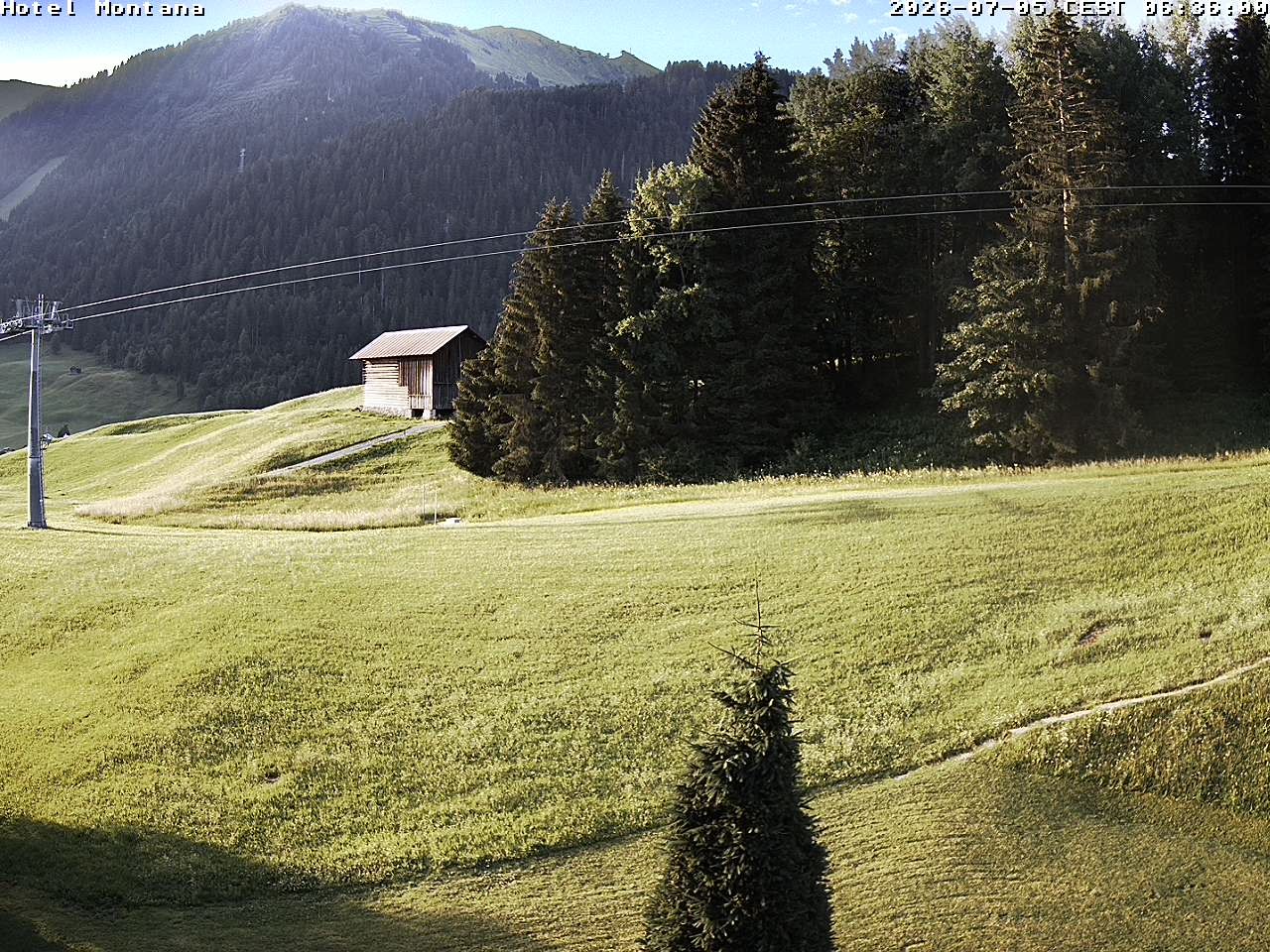 Archived image Webcam Riezlern - Hotel Montana