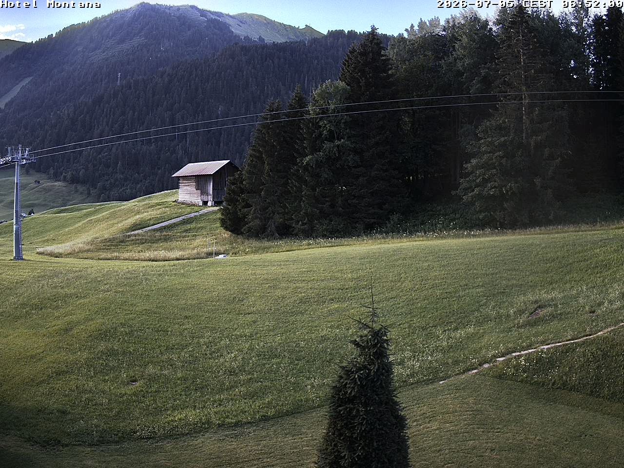 Archived image Webcam Riezlern - Hotel Montana