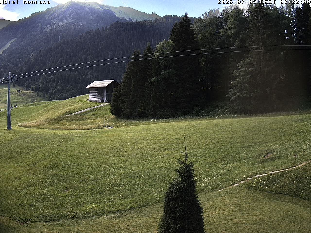 Archived image Webcam Riezlern - Hotel Montana