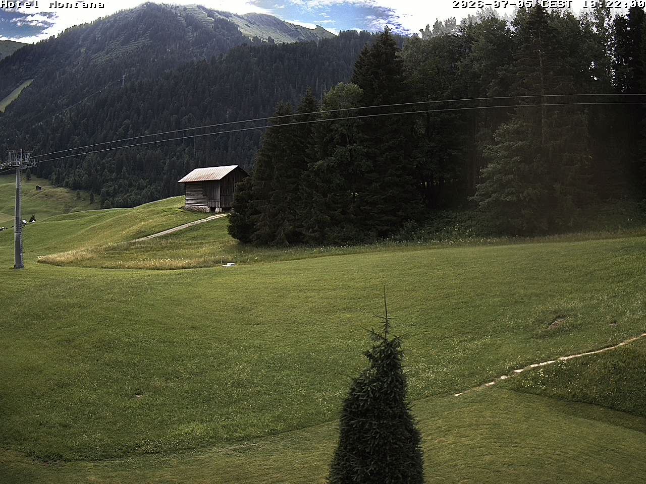 Archived image Webcam Riezlern - Hotel Montana