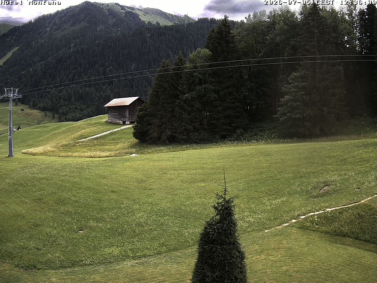 Archived image Webcam Riezlern - Hotel Montana