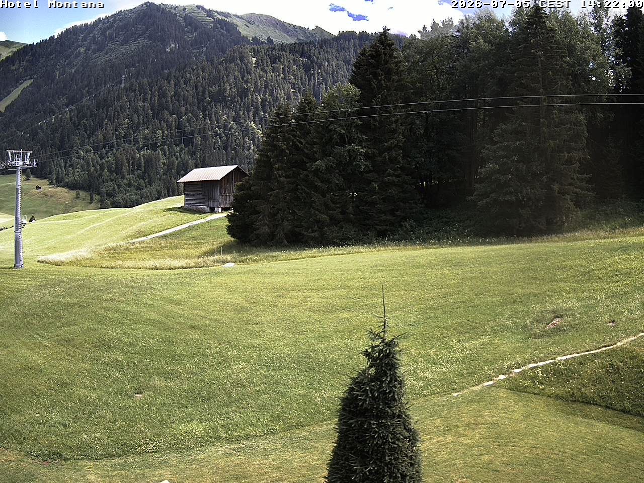 Archived image Webcam Riezlern - Hotel Montana