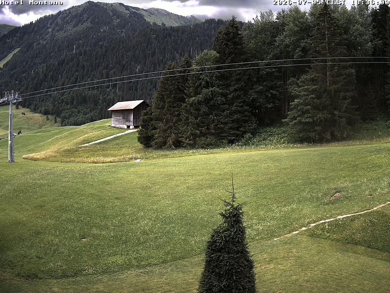 Archived image Webcam Riezlern - Hotel Montana