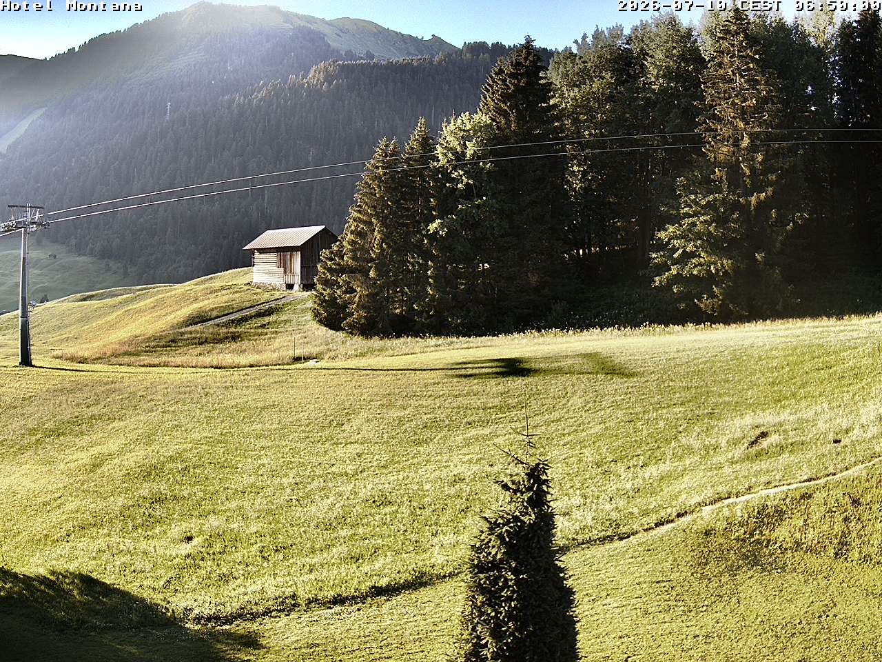 Archiv Foto Webcam Hotel Montana, Riezlern